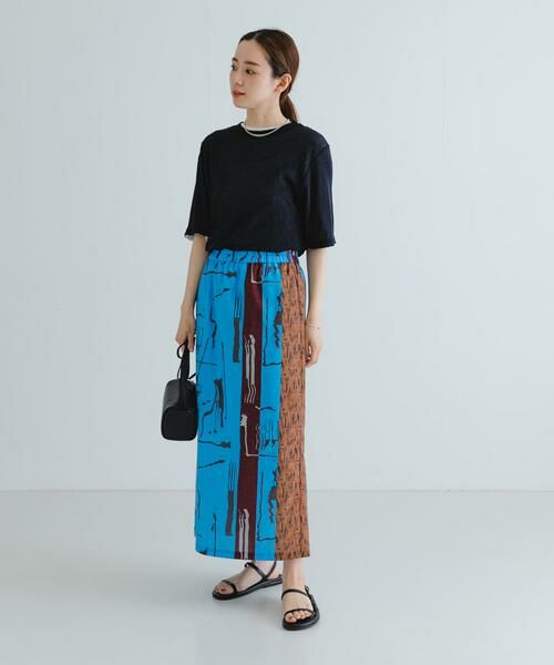 URBAN RESEARCH / アーバンリサーチ スカート | 『2サイズ展開』アートプリントストレートスカート | 詳細14
