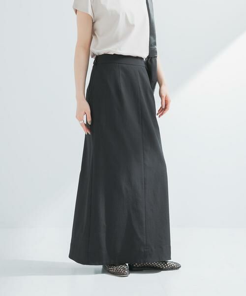 URBAN RESEARCH / アーバンリサーチ スカート | 『2サイズ展開』リネン混ロングスカート | 詳細1