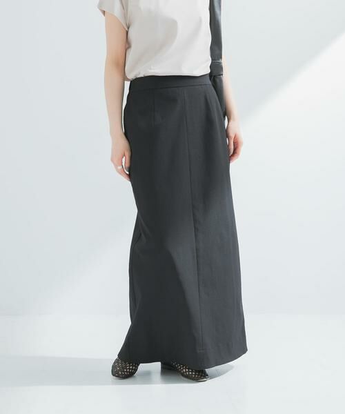 URBAN RESEARCH / アーバンリサーチ スカート | 『2サイズ展開』リネン混ロングスカート | 詳細2