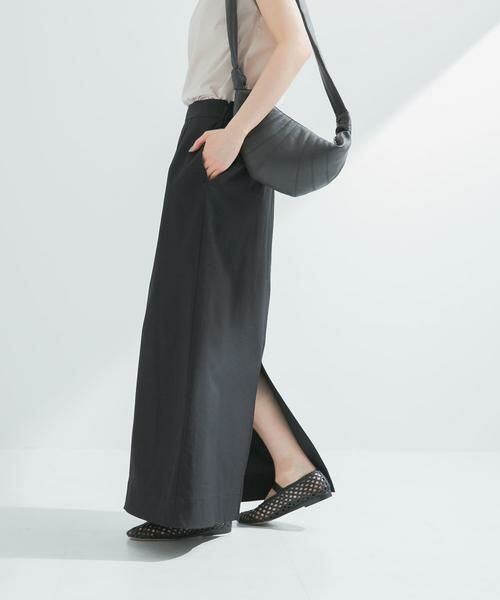 URBAN RESEARCH / アーバンリサーチ スカート | 『2サイズ展開』リネン混ロングスカート | 詳細4
