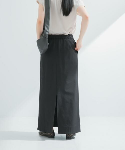 URBAN RESEARCH / アーバンリサーチ スカート | 『2サイズ展開』リネン混ロングスカート | 詳細5