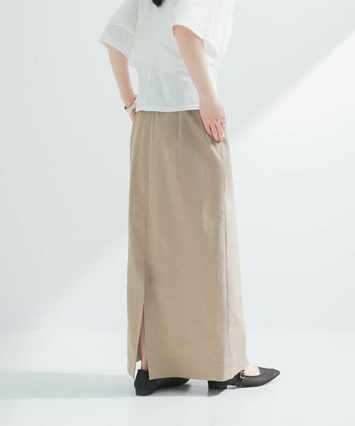 URBAN RESEARCH / アーバンリサーチ スカート | 『2サイズ展開』リネン混ロングスカート | 詳細19