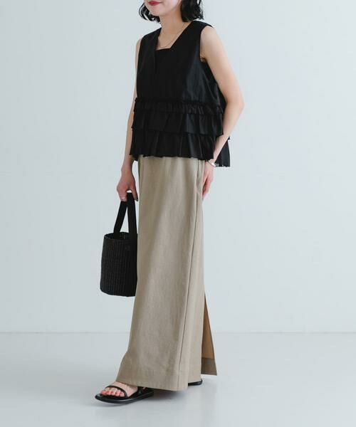 URBAN RESEARCH / アーバンリサーチ スカート | 『2サイズ展開』リネン混ロングスカート | 詳細23