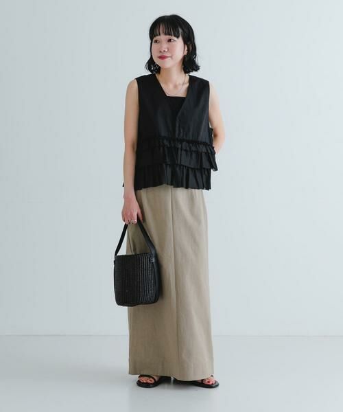 URBAN RESEARCH / アーバンリサーチ スカート | 『2サイズ展開』リネン混ロングスカート | 詳細24