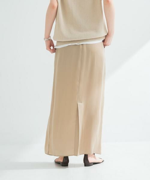 URBAN RESEARCH / アーバンリサーチ スカート | 『2サイズ展開』キュプラサテンストレートスカート | 詳細14