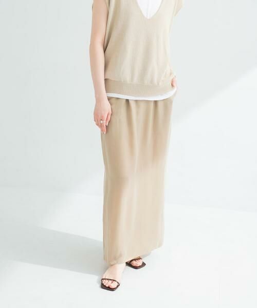 URBAN RESEARCH / アーバンリサーチ スカート | 『2サイズ展開』キュプラサテンストレートスカート | 詳細17