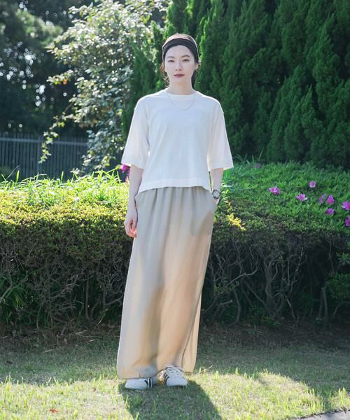 URBAN RESEARCH / アーバンリサーチ スカート | 『2サイズ展開』キュプラサテンストレートスカート | 詳細20