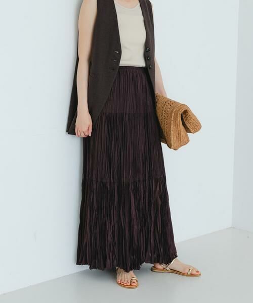 URBAN RESEARCH / アーバンリサーチ スカート | ワッシャープリーツイージースカート | 詳細6