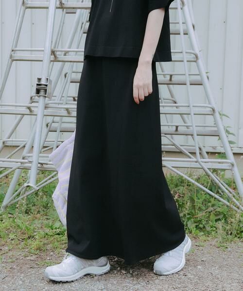 URBAN RESEARCH/アーバンリサーチ ドライタッチハイゲージニットスカート ブラック 36