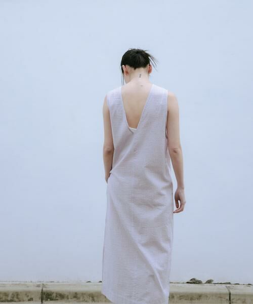 URBAN RESEARCH / アーバンリサーチ ワンピース | new basic　インドコットンサッカーストライプワンピース | 詳細4