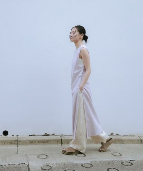 URBAN RESEARCH / アーバンリサーチ ワンピース | new basic　インドコットンサッカーストライプワンピース | 詳細6