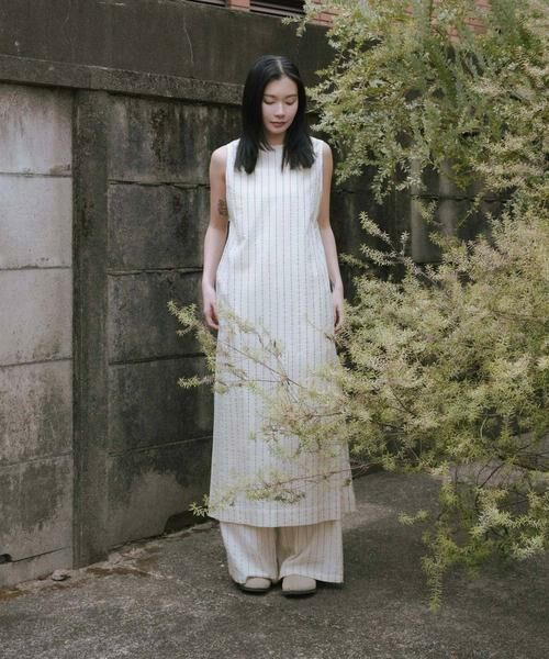URBAN RESEARCH / アーバンリサーチ ワンピース | new basic　インドコットンサッカーストライプワンピース | 詳細18