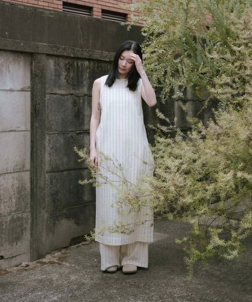 URBAN RESEARCH / アーバンリサーチ ワンピース | new basic　インドコットンサッカーストライプワンピース | 詳細19