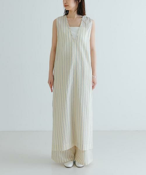 URBAN RESEARCH / アーバンリサーチ ワンピース | new basic　インドコットンサッカーストライプワンピース | 詳細20