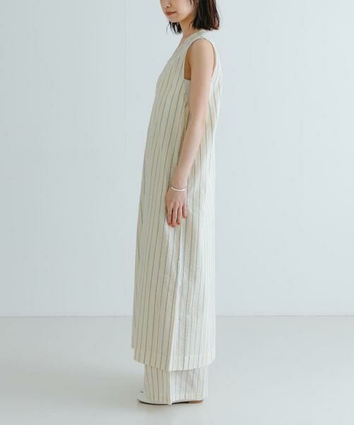 URBAN RESEARCH / アーバンリサーチ ワンピース | new basic　インドコットンサッカーストライプワンピース | 詳細21