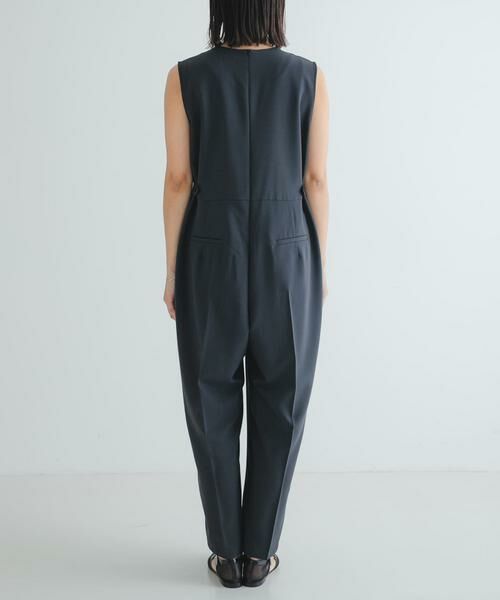 URBAN RESEARCH / アーバンリサーチ サロペット・オールインワン | Uネックタックオールインワン | 詳細10