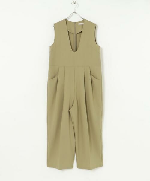 URBAN RESEARCH / アーバンリサーチ サロペット・オールインワン | Uネックタックオールインワン | 詳細20