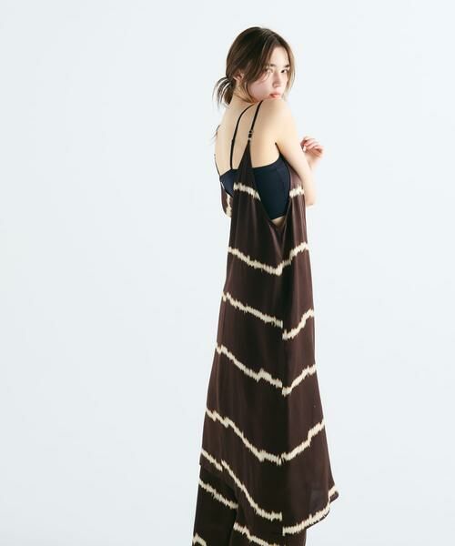 URBAN RESEARCH / アーバンリサーチ ワンピース | シルクミックスボーダープリントワンピース | 詳細5