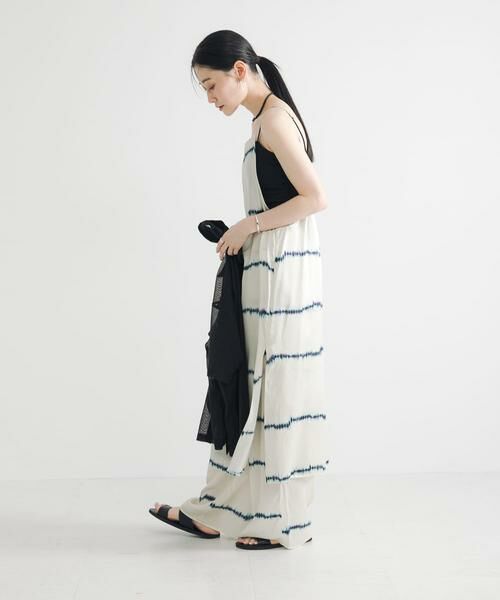 URBAN RESEARCH / アーバンリサーチ ワンピース | シルクミックスボーダープリントワンピース | 詳細19