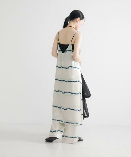 URBAN RESEARCH / アーバンリサーチ ワンピース | シルクミックスボーダープリントワンピース | 詳細20