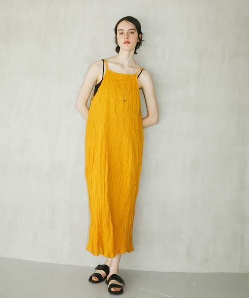 URBAN RESEARCH / アーバンリサーチ ワンピース | コットンクリンクルキャミワンピース | 詳細3