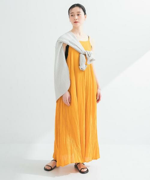 URBAN RESEARCH / アーバンリサーチ ワンピース | コットンクリンクルキャミワンピース | 詳細5