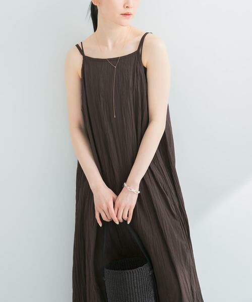 URBAN RESEARCH / アーバンリサーチ ワンピース | コットンクリンクルキャミワンピース | 詳細13