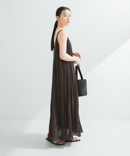 URBAN RESEARCH / アーバンリサーチ ワンピース | コットンクリンクルキャミワンピース | 詳細15