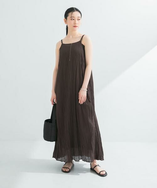 URBAN RESEARCH / アーバンリサーチ ワンピース | コットンクリンクルキャミワンピース | 詳細17