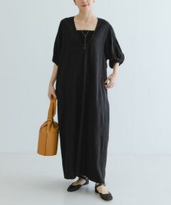 URBAN RESEARCH / アーバンリサーチ ワンピース | リネンレーヨンUネックワンピース