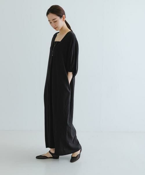 URBAN RESEARCH / アーバンリサーチ ワンピース | リネンレーヨンUネックワンピース | 詳細5