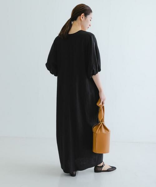 URBAN RESEARCH / アーバンリサーチ ワンピース | リネンレーヨンUネックワンピース | 詳細6