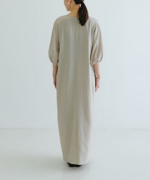 URBAN RESEARCH / アーバンリサーチ ワンピース | リネンレーヨンUネックワンピース | 詳細20