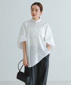 URBAN RESEARCH / アーバンリサーチ シャツ・ブラウス | イレギュラーヘムスタンドカラーブラウス