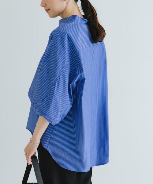 URBAN RESEARCH / アーバンリサーチ シャツ・ブラウス | イレギュラーヘムスタンドカラーブラウス | 詳細3