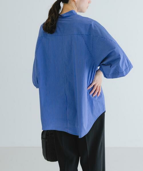 URBAN RESEARCH / アーバンリサーチ シャツ・ブラウス | イレギュラーヘムスタンドカラーブラウス | 詳細4