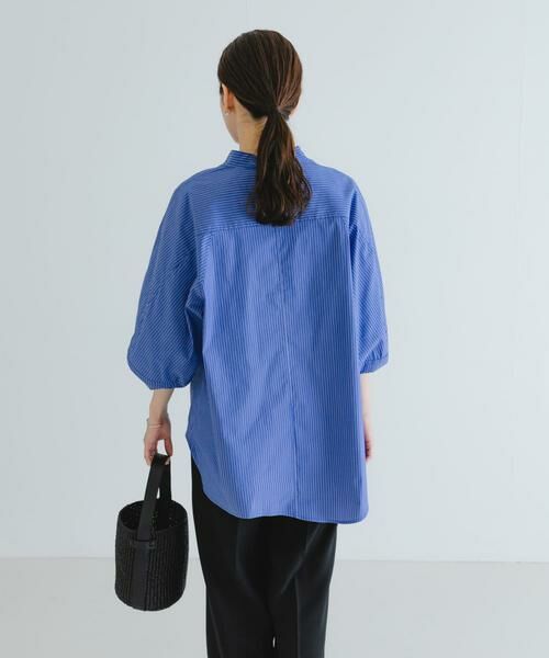 URBAN RESEARCH / アーバンリサーチ シャツ・ブラウス | イレギュラーヘムスタンドカラーブラウス | 詳細7