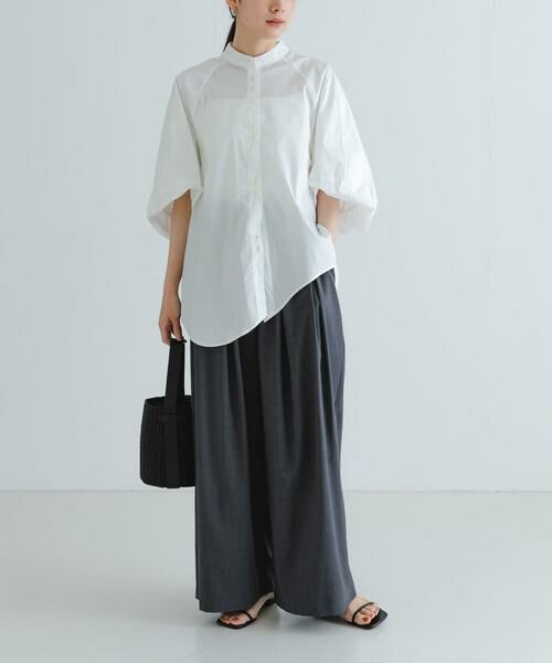 URBAN RESEARCH / アーバンリサーチ シャツ・ブラウス | イレギュラーヘムスタンドカラーブラウス | 詳細23