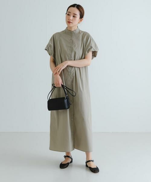 URBAN RESEARCH / アーバンリサーチ ワンピース | スタンドカラーワンピース | 詳細20