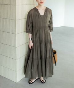 URBAN RESEARCH / アーバンリサーチ ワンピース | コットンボイルティアードワンピース