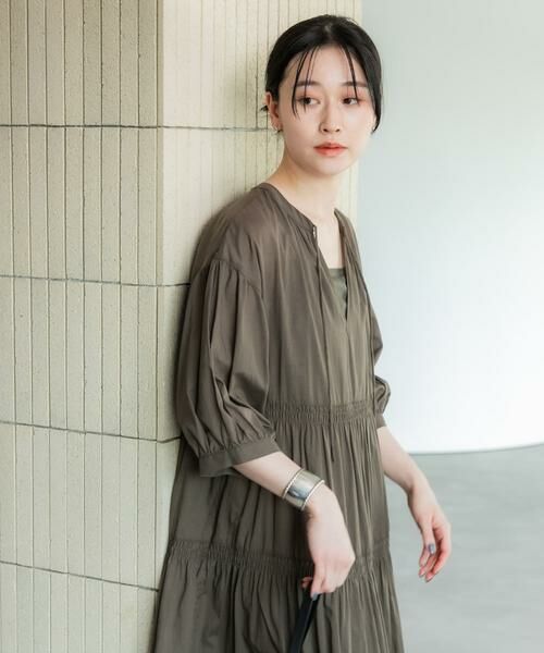 URBAN RESEARCH / アーバンリサーチ ワンピース | コットンボイルティアードワンピース | 詳細2