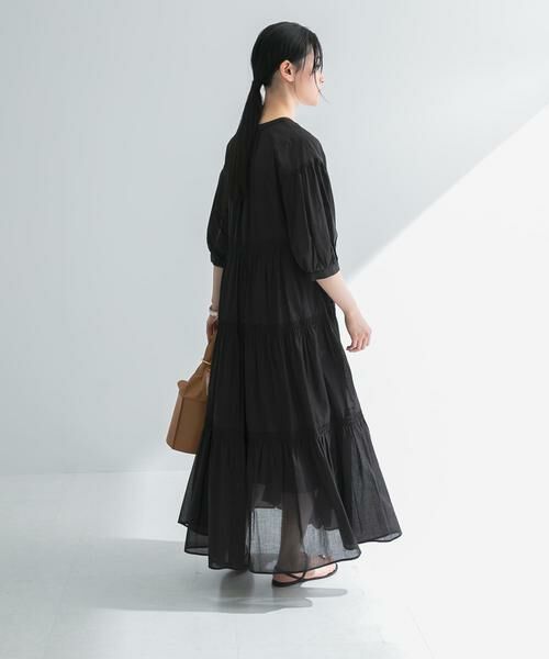 URBAN RESEARCH / アーバンリサーチ ワンピース | コットンボイルティアードワンピース | 詳細17