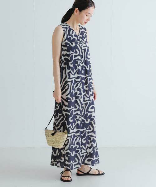 URBAN RESEARCH / アーバンリサーチ ワンピース | SPRINTEXボタニカルプリントワンピース | 詳細4