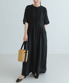 URBAN RESEARCH / アーバンリサーチ ワンピース | 『2サイズ展開』タックデザインリネンワンピース
