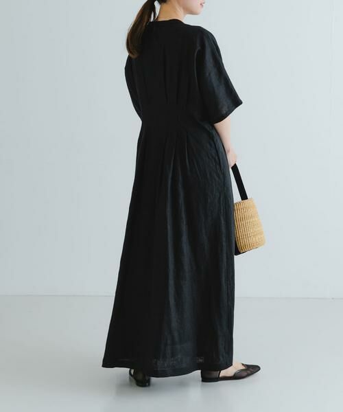 URBAN RESEARCH / アーバンリサーチ ワンピース | 『2サイズ展開』タックデザインリネンワンピース | 詳細5