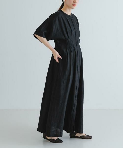 URBAN RESEARCH / アーバンリサーチ ワンピース | 『2サイズ展開』タックデザインリネンワンピース | 詳細6