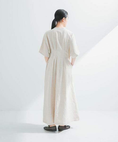 URBAN RESEARCH / アーバンリサーチ ワンピース | 『2サイズ展開』タックデザインリネンワンピース | 詳細27