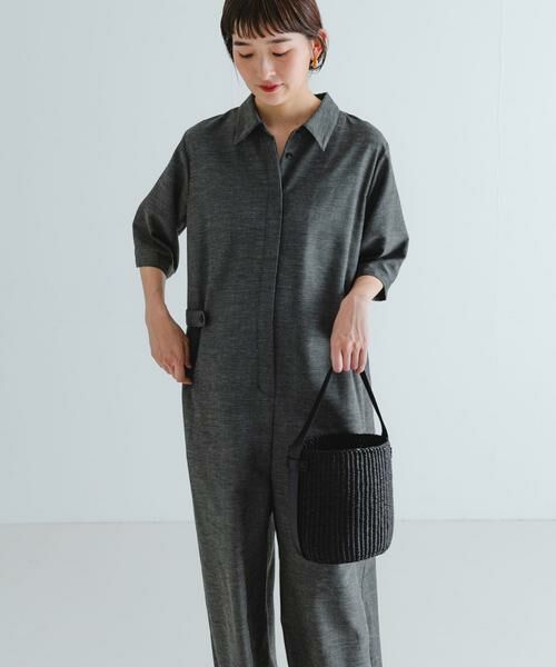 URBAN RESEARCH / アーバンリサーチ サロペット・オールインワン | 『2サイズ展開』リネンブレンドジャンプスーツ | 詳細4
