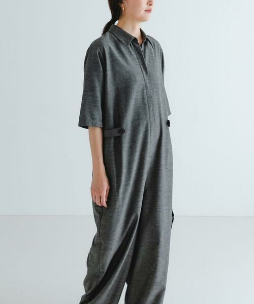 URBAN RESEARCH / アーバンリサーチ サロペット・オールインワン | 『2サイズ展開』リネンブレンドジャンプスーツ | 詳細5