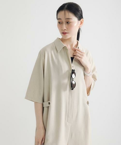 URBAN RESEARCH / アーバンリサーチ サロペット・オールインワン | 『2サイズ展開』リネンブレンドジャンプスーツ | 詳細14